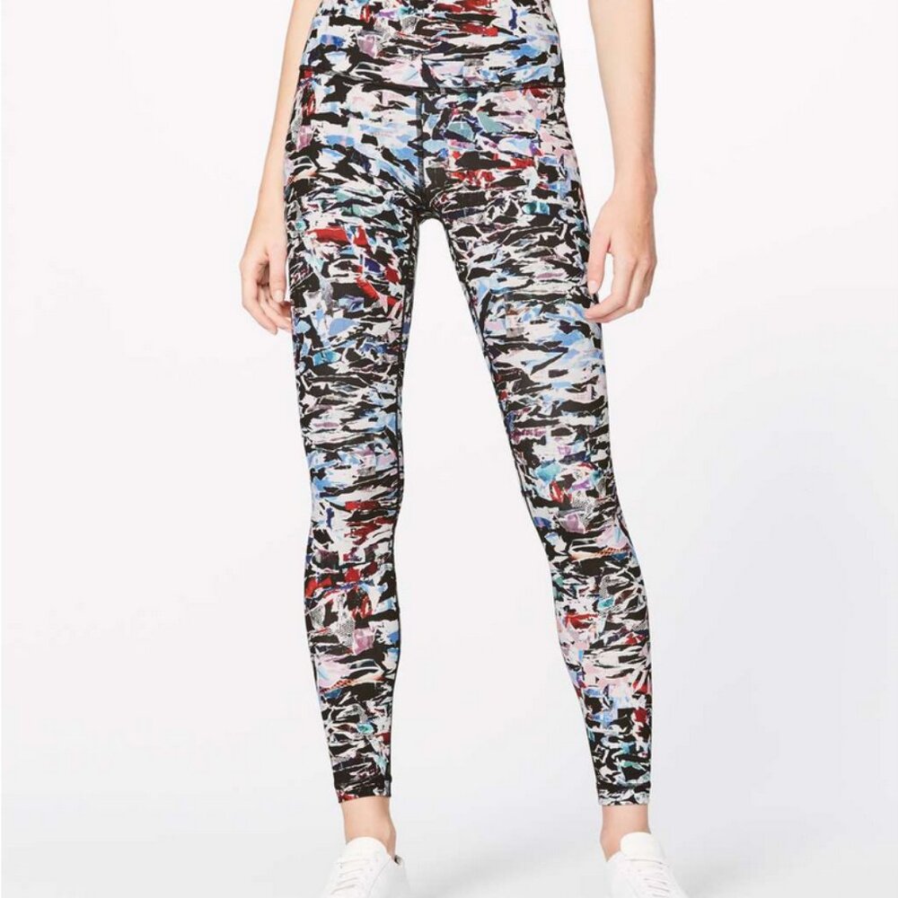 NWOT Lululemon Wunder Under Hi-Rise Tight 28, Women's Size 6, Culture Clash - Picture 4 of 10